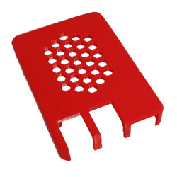 Raspberry Pi 4 Model B Gehäusedeckel mit Bienenwabe als Logo